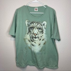Vintage 90’s White Tiger T-Shirt Size XL